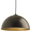 PROGRESS LIGHTING P5341-2030K9 Antique Bronze Dome Collection One-Light LED Pendant