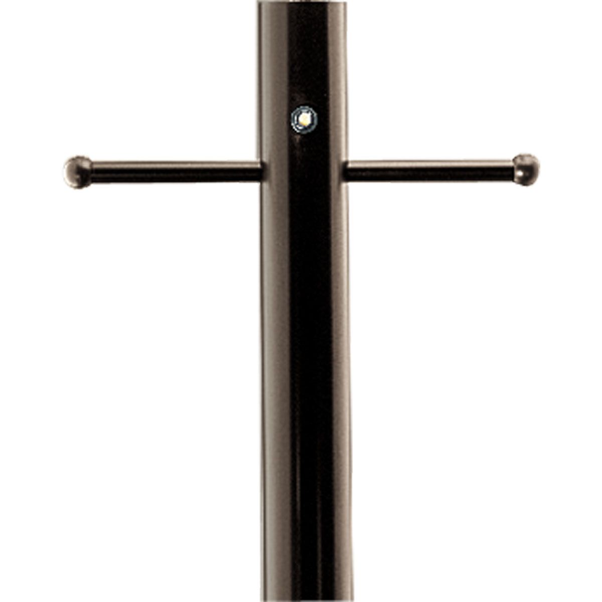 PROGRESS LIGHTING P5391-20PC Antique Bronze Outdoor 7' Aluminum Post with Photocell