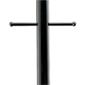 PROGRESS LIGHTING P5391-31 Matte Black Outdoor 7' Aluminum Post with Ladder Rest