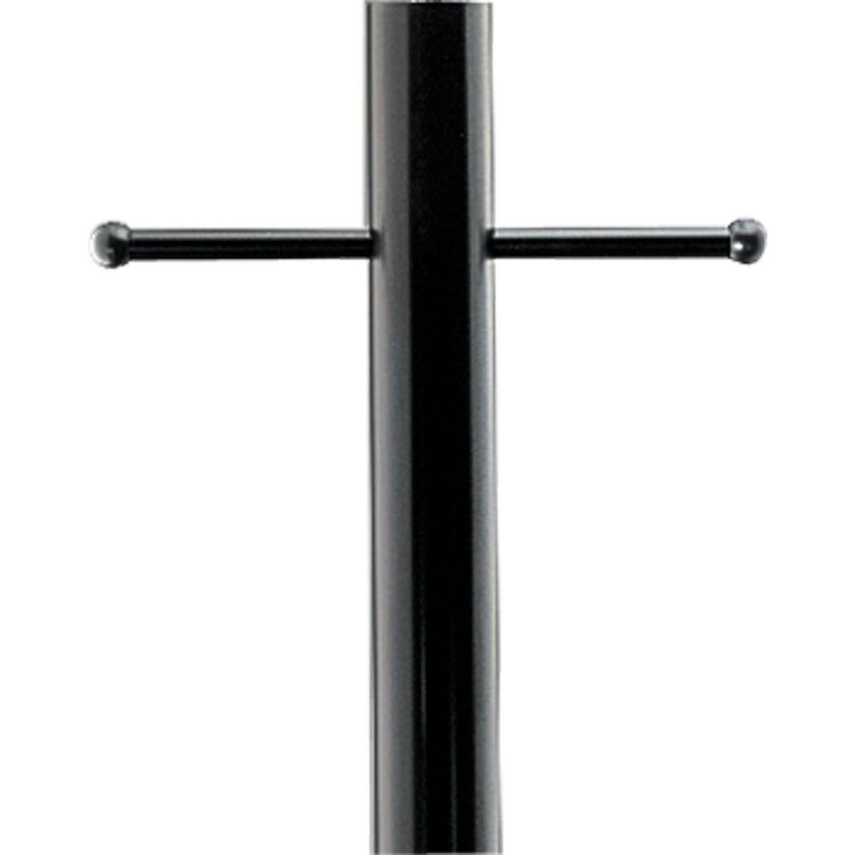 PROGRESS LIGHTING P5391-31 Matte Black Outdoor 7' Aluminum Post with Ladder Rest