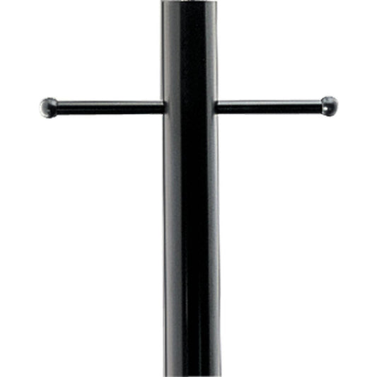 PROGRESS LIGHTING P5391-31 Matte Black Outdoor 7' Aluminum Post with Ladder Rest