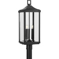 PROGRESS LIGHTING P540004-031 Textured Black Gibbes Street Collection Three-Light Post Lantern