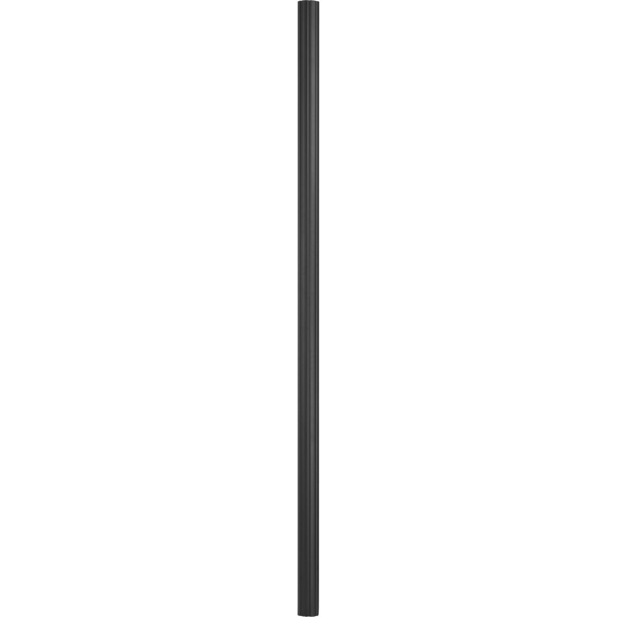 PROGRESS LIGHTING P540005-031 Textured Black Outdoor 7' Aluminum Fluted Post