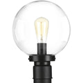 PROGRESS LIGHTING P540007-031 Matte Black Globe Lanterns Collection Post Lantern