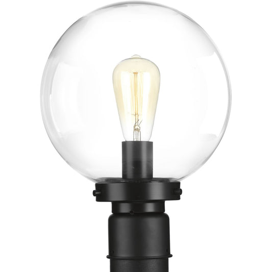 PROGRESS LIGHTING P540007-031 Matte Black Globe Lanterns Collection Post Lantern