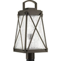 PROGRESS LIGHTING P540009-020 Antique Bronze Creighton Collection One-Light Post Lantern
