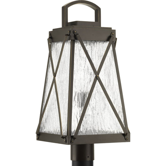 PROGRESS LIGHTING P540009-020 Antique Bronze Creighton Collection One-Light Post Lantern