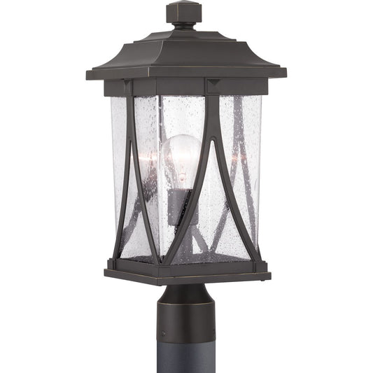 PROGRESS LIGHTING P540011-020 Antique Bronze Abbott Collection One-Light Post Lantern