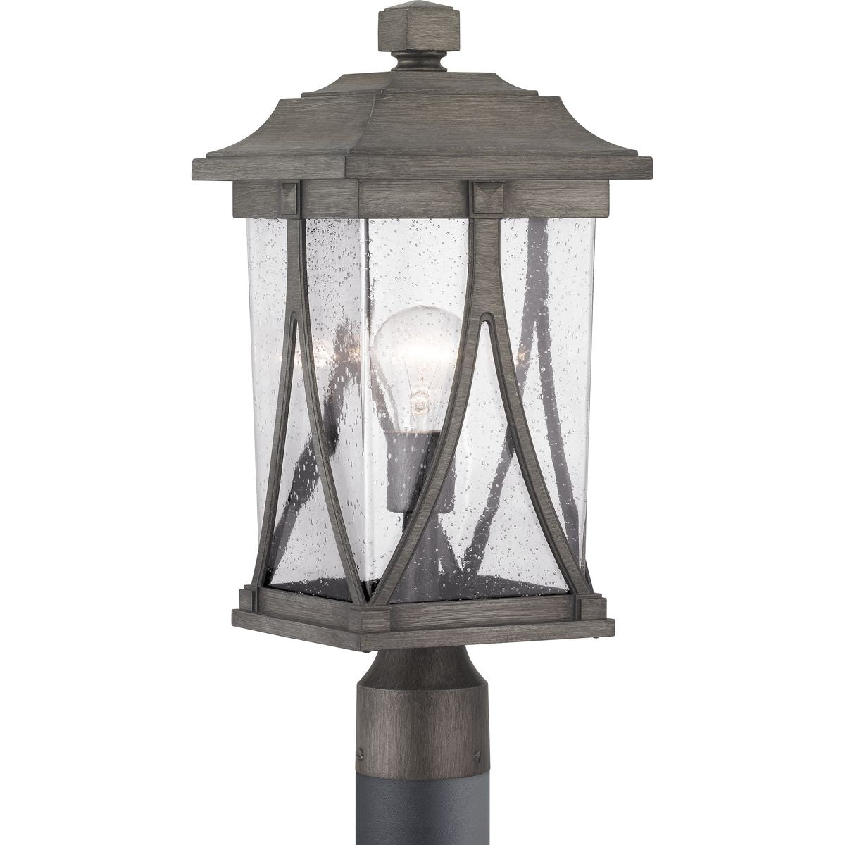 PROGRESS LIGHTING P540011-103 Antique Pewter Abbott Collection One-Light Post Lantern
