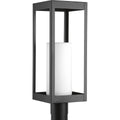 PROGRESS LIGHTING P540013-031 Matte Black Patewood Collection One-Light Post Lantern