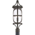 PROGRESS LIGHTING P540016-020 Antique Bronze Morrison Collection One-Light Post Lantern