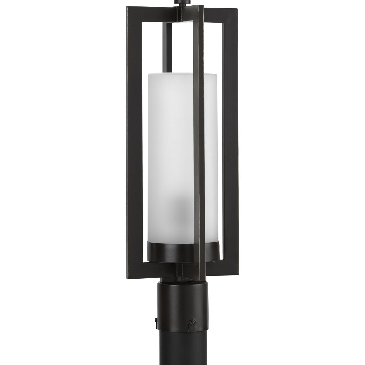 PROGRESS LIGHTING P540017-108 Oil Rubbed Bronze Janssen Collection Oil Rubbed Bronze One-Light Post Lantern