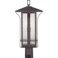 PROGRESS LIGHTING P540018-020 Antique Bronze Cullman Collection One-Light Post Lantern