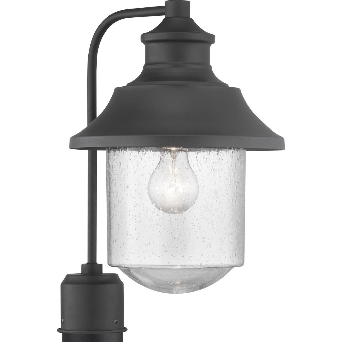PROGRESS LIGHTING P540019-031 Textured Black Weldon Collection One-Light Post Lantern