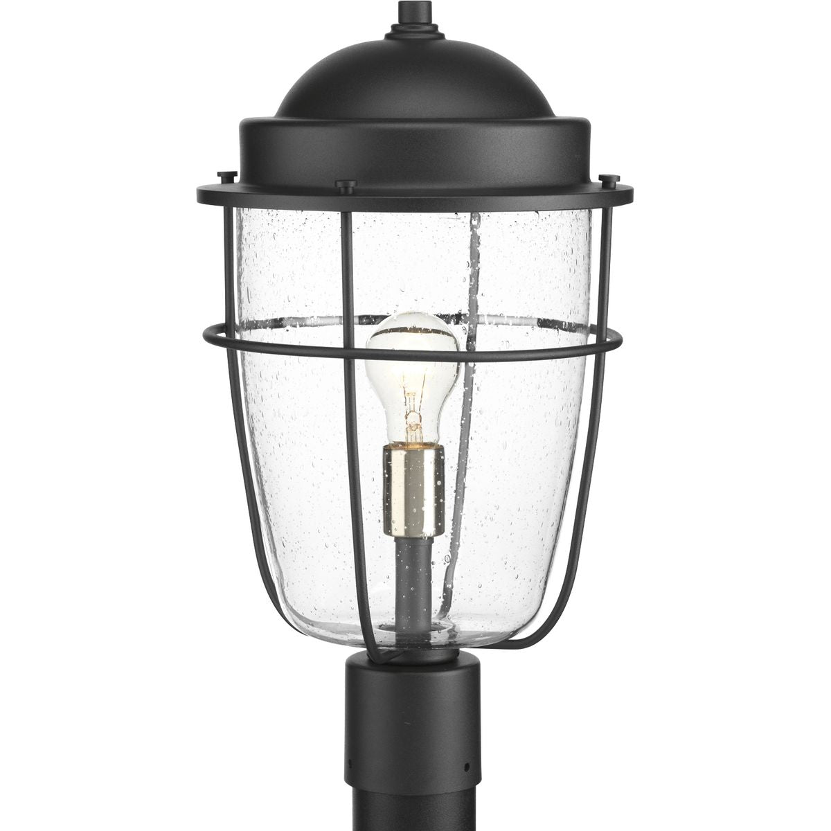 PROGRESS LIGHTING P540025-031 Textured Black Holcombe Collection Post Lantern