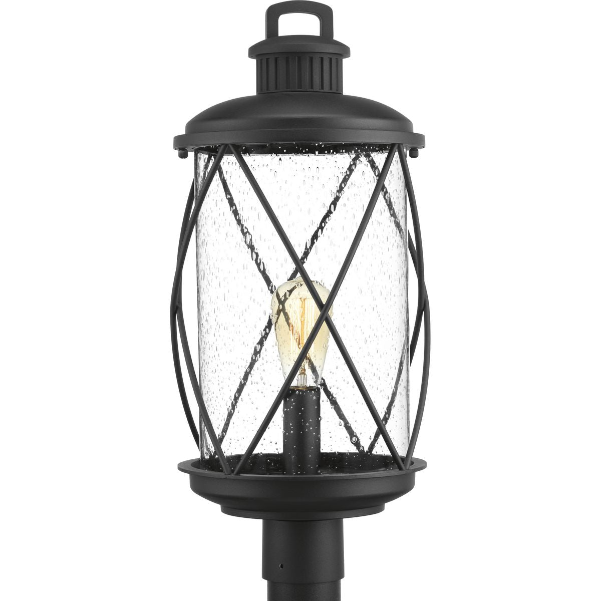 PROGRESS LIGHTING P540029-031 Textured Black Hollingsworth Collection Post Lantern