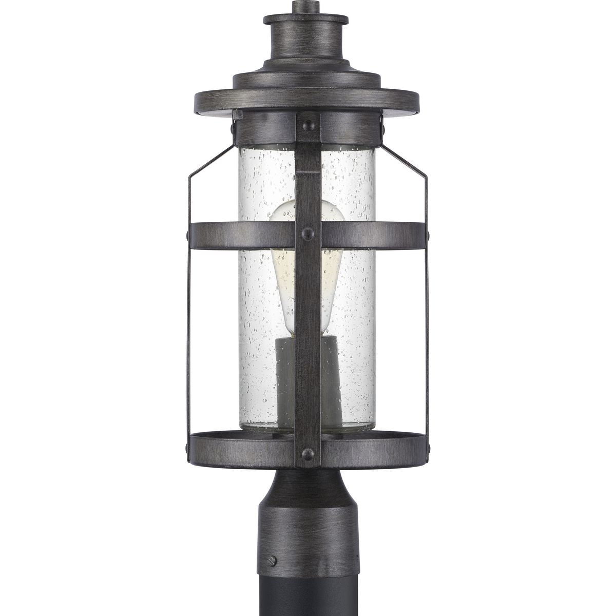 PROGRESS LIGHTING P540031-103 Antique Pewter Haslett Collection One-Light Post Lantern