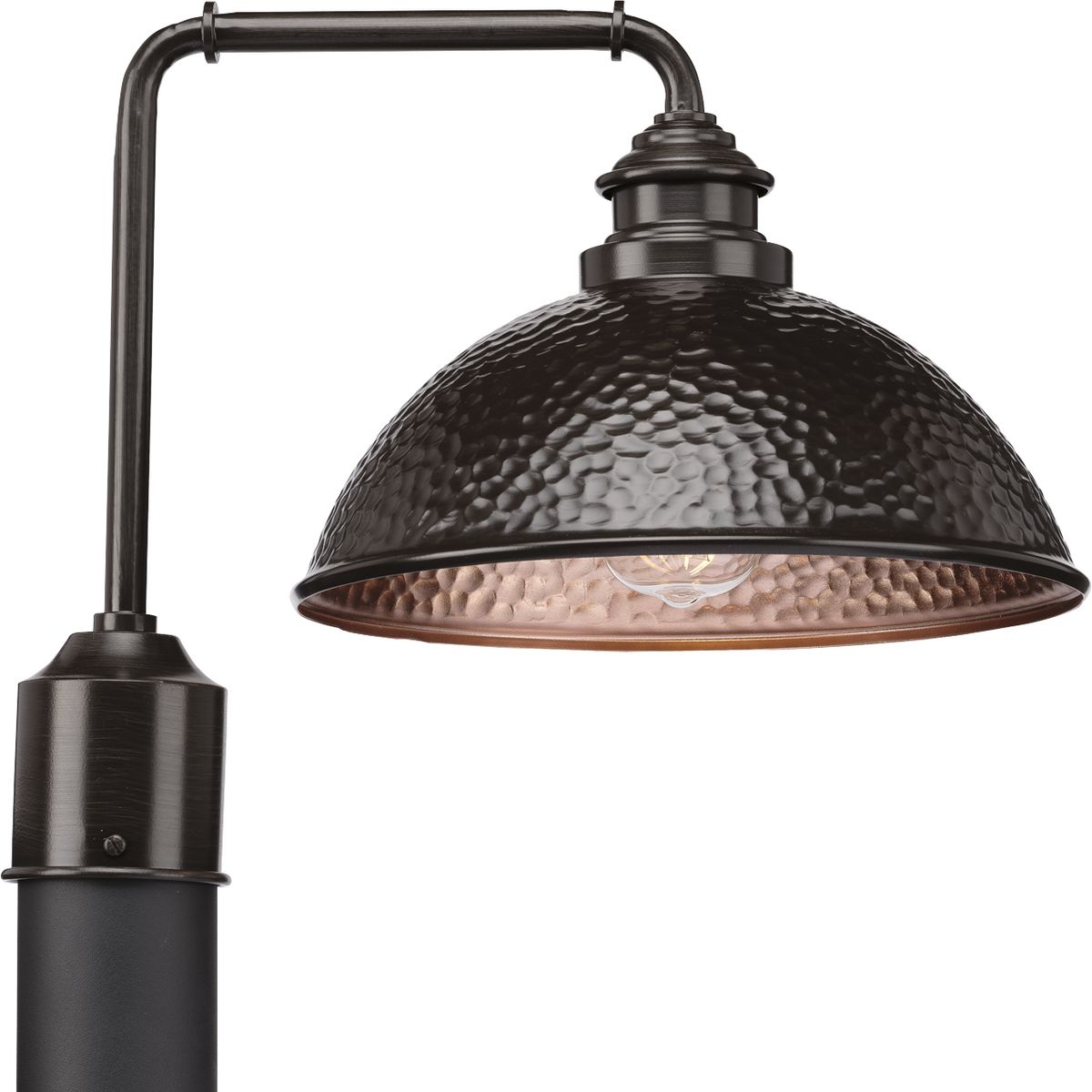 PROGRESS LIGHTING P540032-020 Antique Bronze Englewood Collection One-Light Post Lantern