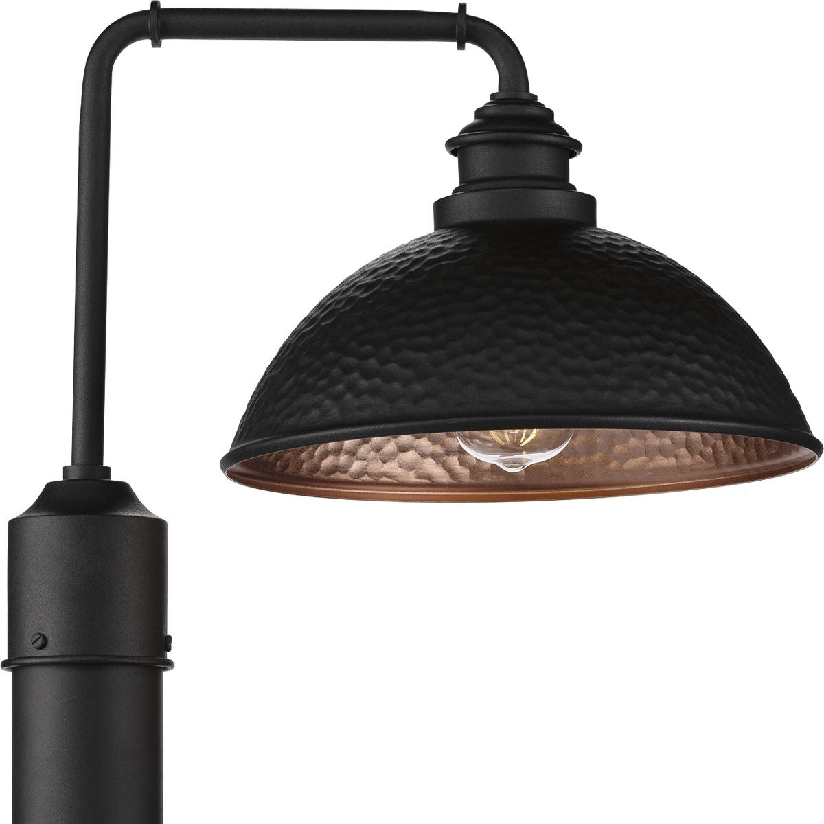 PROGRESS LIGHTING P540032-031 Textured Black Englewood Collection One-Light Post Lantern
