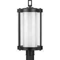 PROGRESS LIGHTING P540054-031 Matte Black Irondale Collection Black One-Light Post Lantern