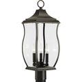 PROGRESS LIGHTING P5404-108 Oil Rubbed Bronze Township Collection Three-Light Post Lantern