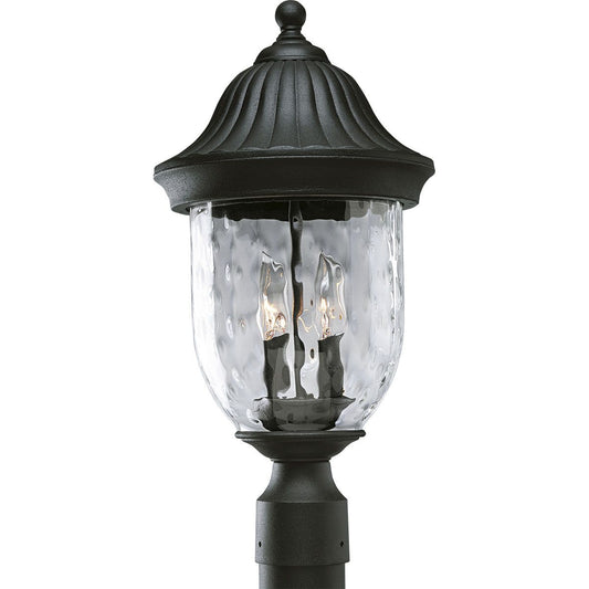 PROGRESS LIGHTING P5429-31 Textured Black Coventry Collection Two-Light Post Lantern