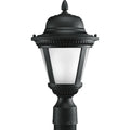 PROGRESS LIGHTING P5445-3130K9 Textured Black Westport LED Collection One-Light Post Lantern