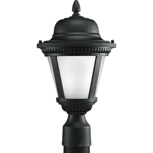 PROGRESS LIGHTING P5445-3130K9 Textured Black Westport LED Collection One-Light Post Lantern