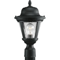 PROGRESS LIGHTING P5445-31 Textured Black Westport Collection One-Light Small Post Lantern