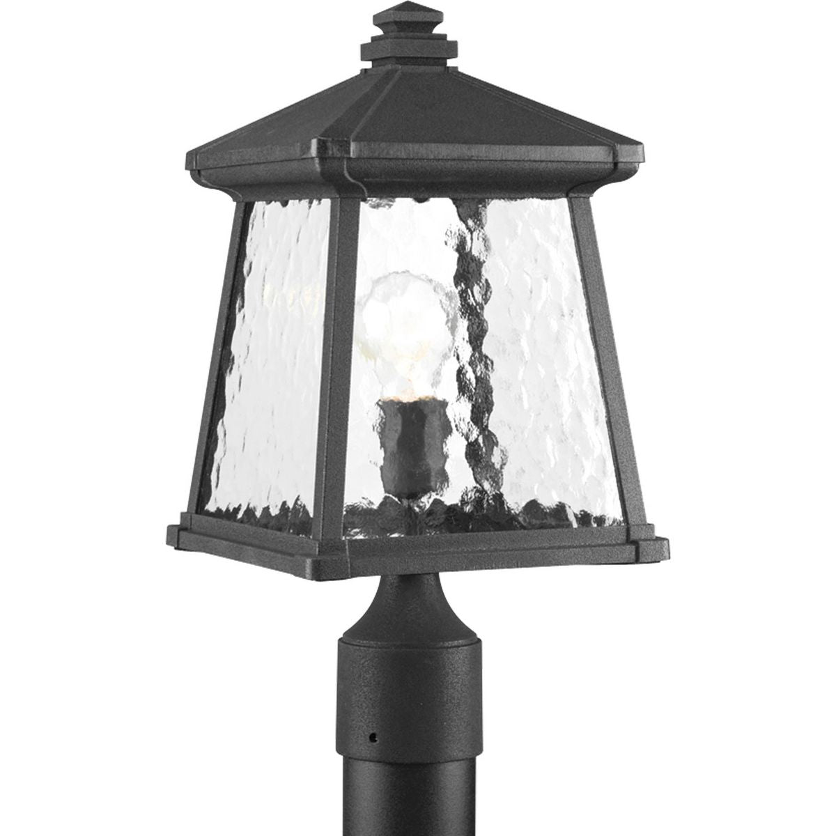 PROGRESS LIGHTING P5459-31 Textured Black Mac Collection One-Light Post Lantern