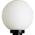 PROGRESS LIGHTING P5478-60 Matte Black Acrylic Globe One-Light Post Lantern