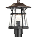 PROGRESS LIGHTING P5479-84 Espresso Derby Collection One-Light Post Lantern