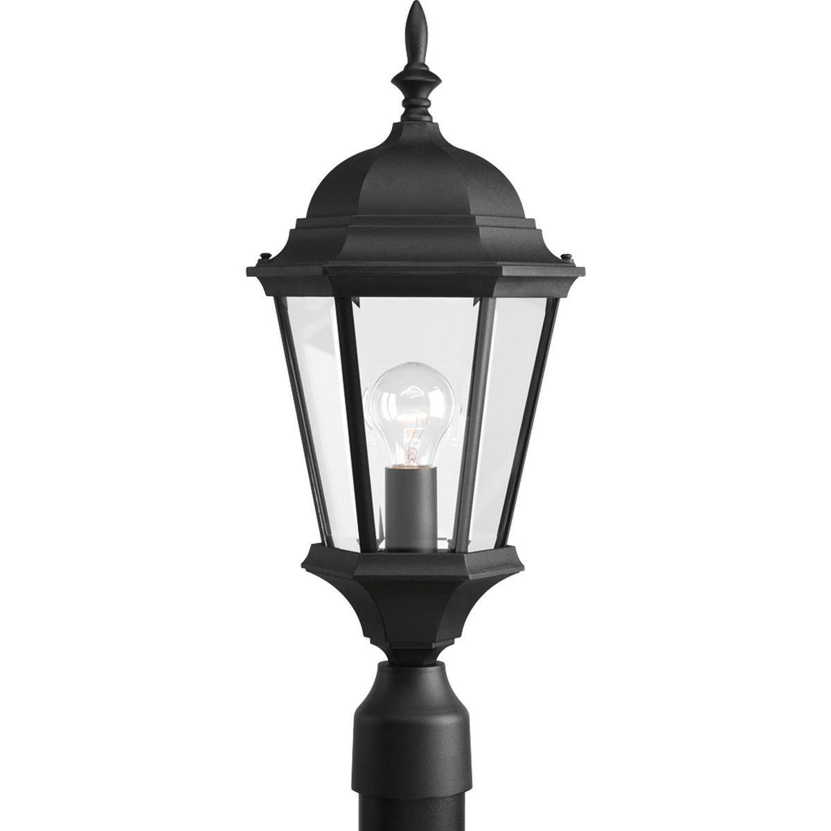 PROGRESS LIGHTING P5482-31 Textured Black Welbourne Collection One-Light Post Lantern