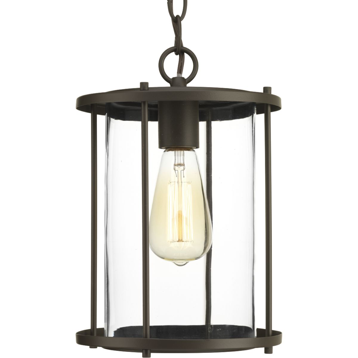 PROGRESS LIGHTING P550020-020 Antique Bronze Gunther Collection Hanging Lantern