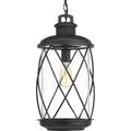 PROGRESS LIGHTING P550029-031 Textured Black Hollingsworth Collection Hanging Lantern