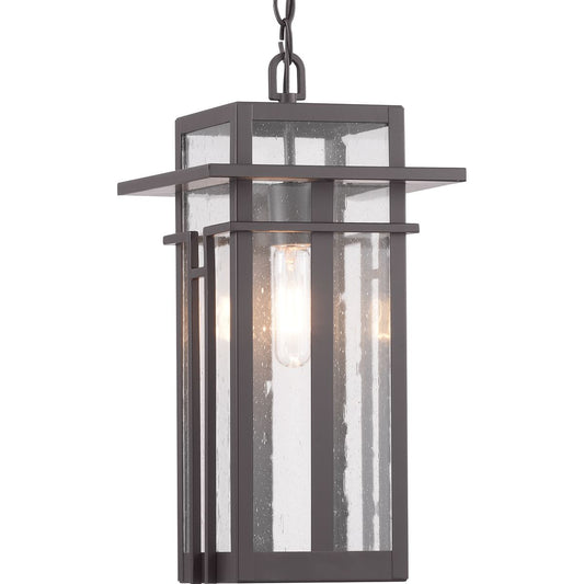 PROGRESS LIGHTING P550039-020 Antique Bronze Boxwood Collection One-Light Hanging Lantern