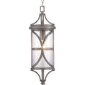 PROGRESS LIGHTING P550041-103 Antique Pewter Morrison Collection One-Light Hanging Lantern