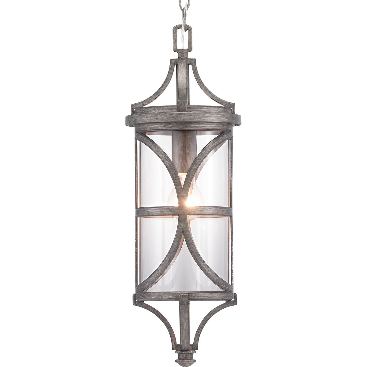 PROGRESS LIGHTING P550041-103 Antique Pewter Morrison Collection One-Light Hanging Lantern