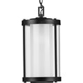 PROGRESS LIGHTING P550054-031 Matte Black Irondale Collection Black One-Light Hanging Lantern