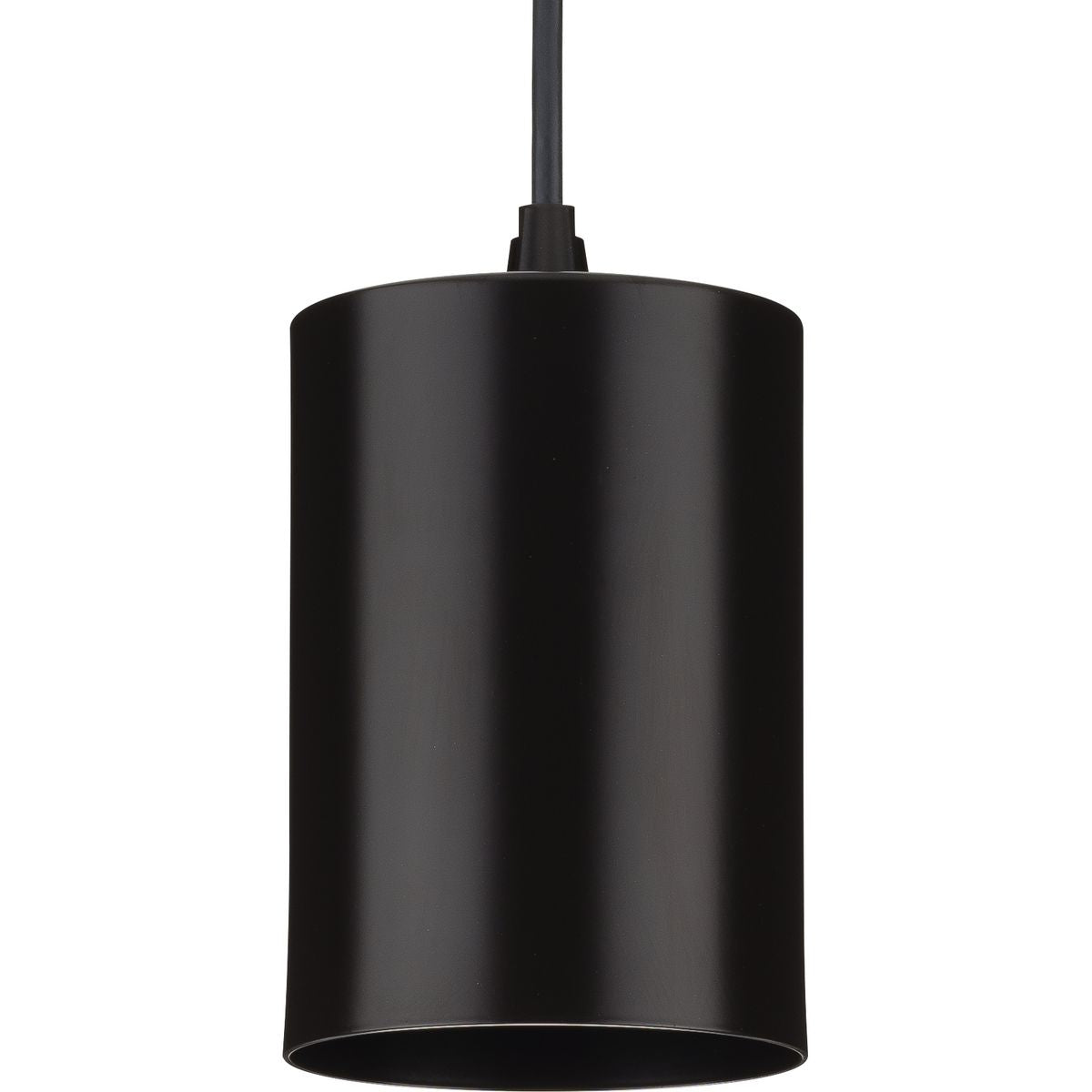 PROGRESS LIGHTING P550099-020-30 Antique Bronze 5" Antique Bronze LED Outdoor Aluminum Cylinder Cord-Mount Hanging Light
