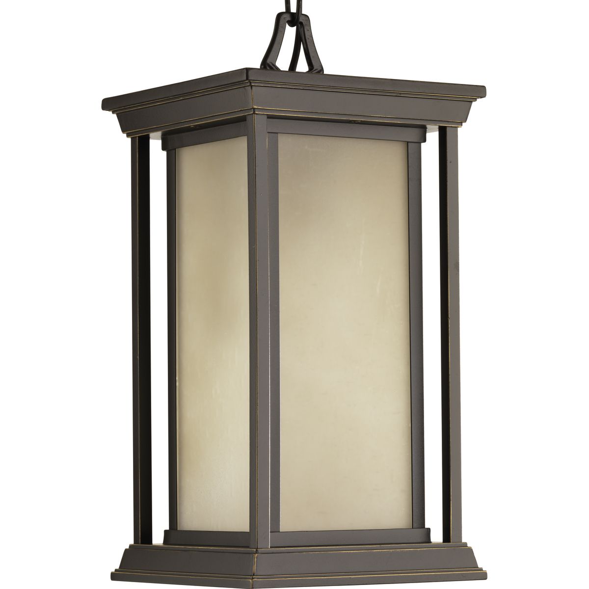 PROGRESS LIGHTING P5500-20 Antique Bronze Endicott Collection One-Light Hanging Lantern