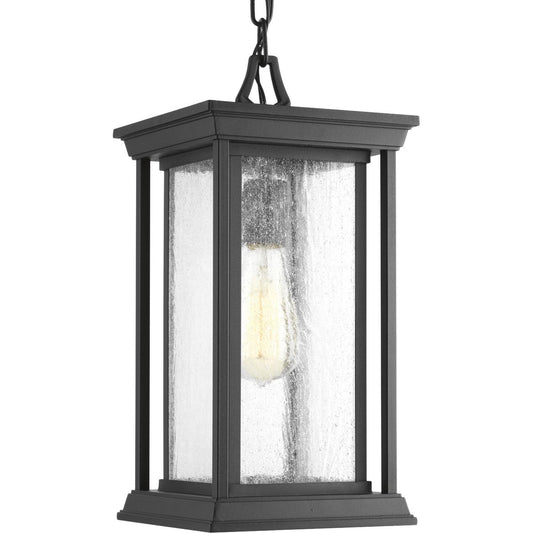 PROGRESS LIGHTING P5500-31 Textured Black Endicott Collection One-Light Hanging Lantern
