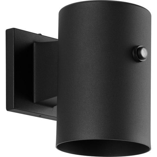 PROGRESS LIGHTING P550101-031-30 Black 5" Black LED Outdoor Aluminum Wall Mount Cylinder with Photocell