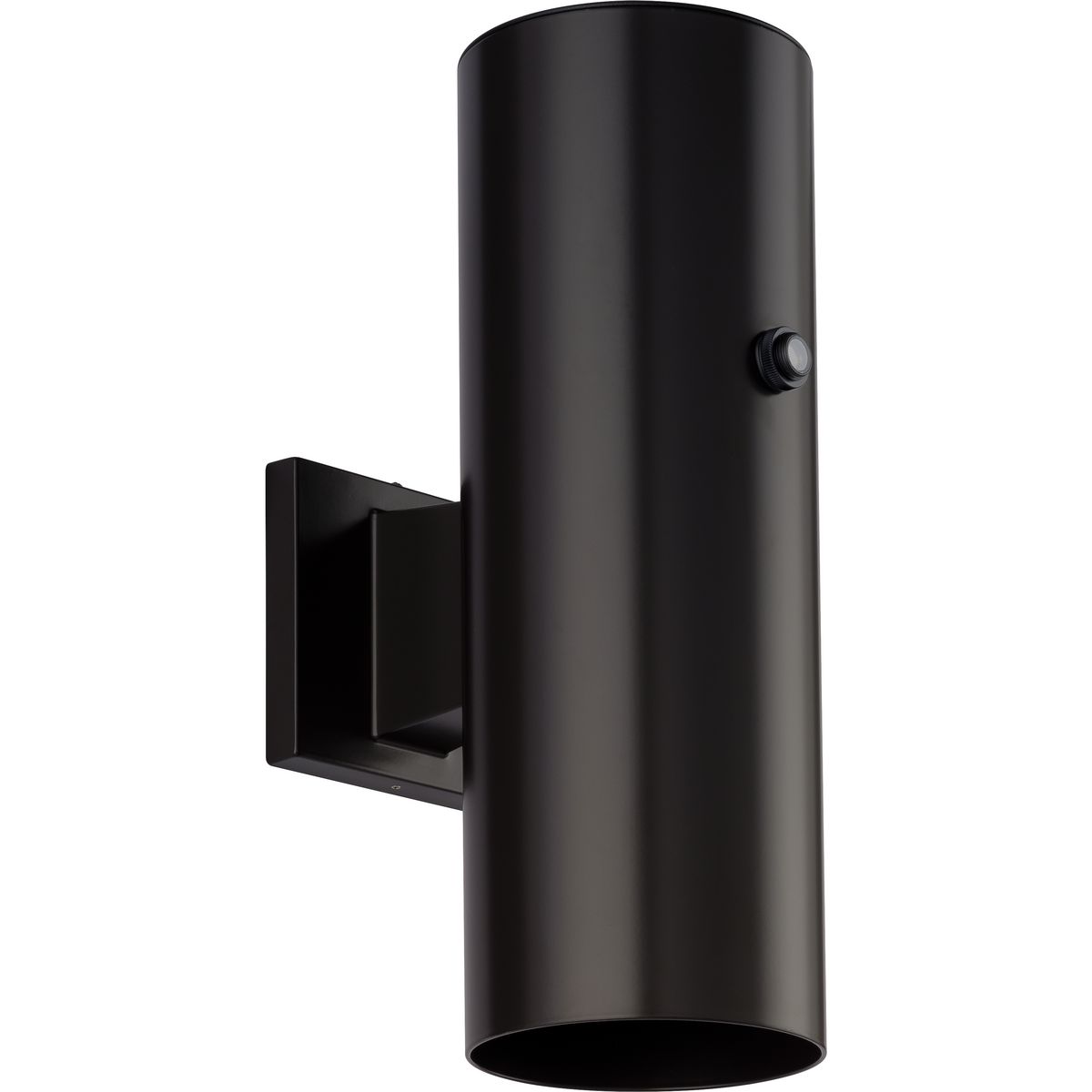 PROGRESS LIGHTING P550102-020-30 Antique Bronze 5" Antique Bronze LED Outdoor Aluminum Up/Down Wall Mount Cylinder with Photocell