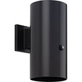 PROGRESS LIGHTING P550103-020-30 Antique Bronze 6" Antique Bronze LED Outdoor Aluminum Wall Mount Cylinder with Photocell