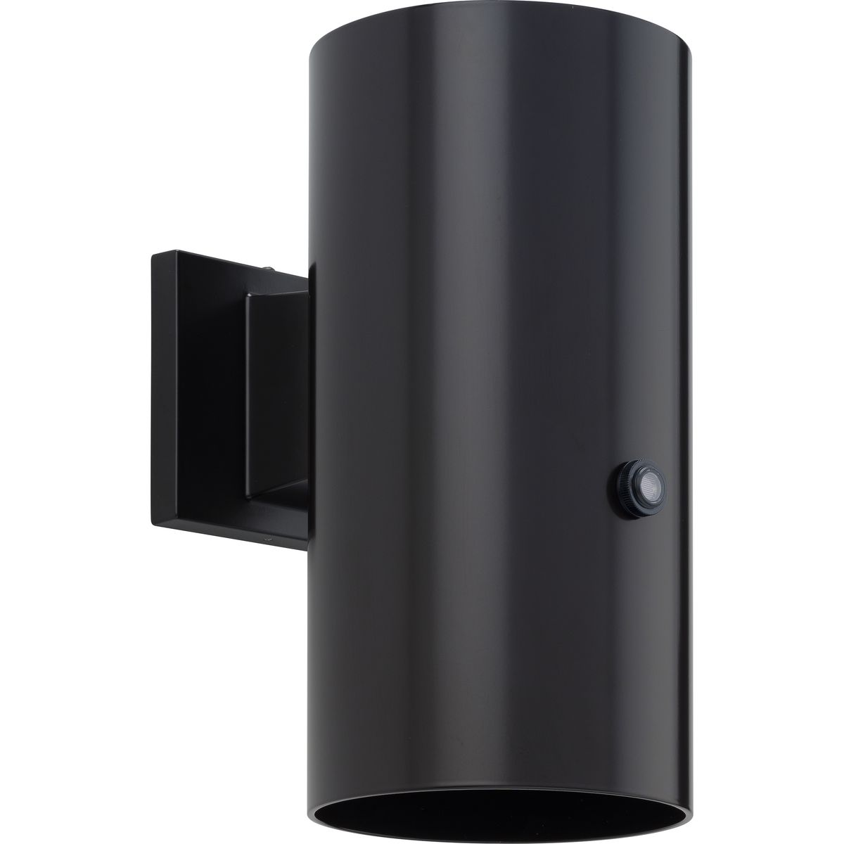 PROGRESS LIGHTING P550103-020-30 Antique Bronze 6" Antique Bronze LED Outdoor Aluminum Wall Mount Cylinder with Photocell