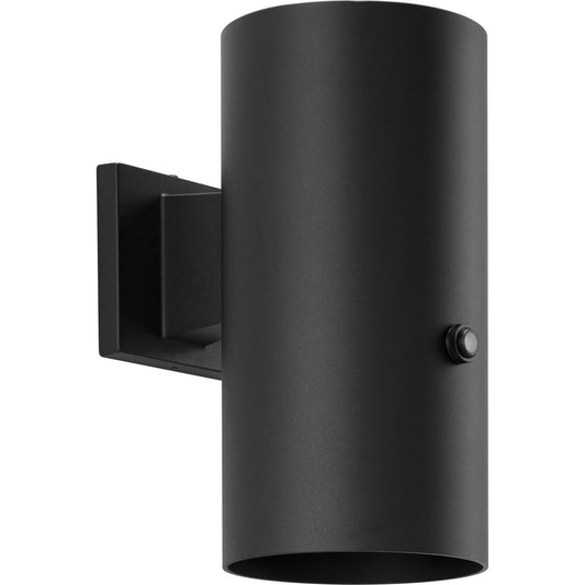 PROGRESS LIGHTING P550103-031-30 Black 6" Black LED Outdoor Aluminum Wall Mount Cylinder with Photocell