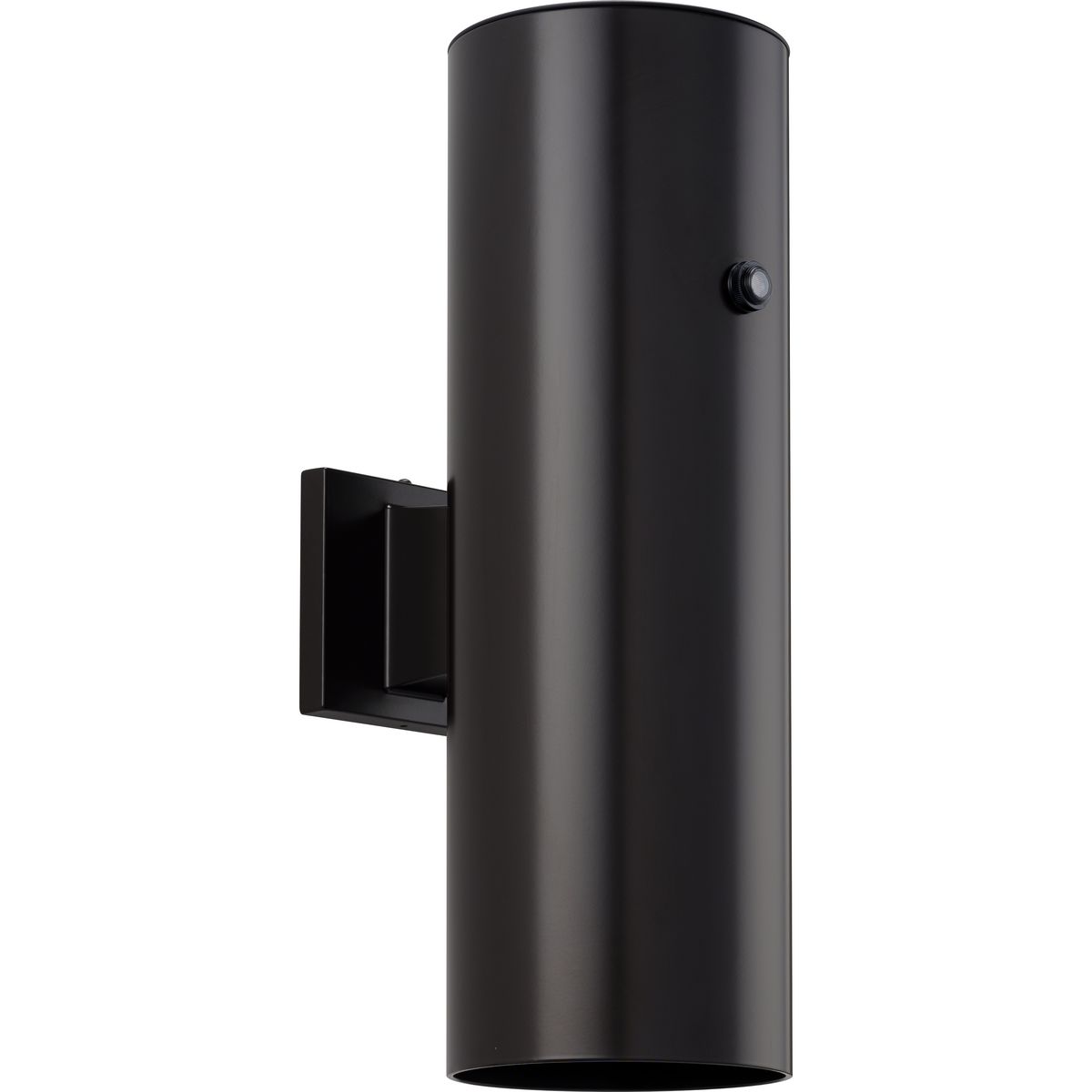 PROGRESS LIGHTING P550104-020-30 Antique Bronze 6" Antique Bronze LED Outdoor Aluminum Up/Down Wall Mount Cylinder with Photocell