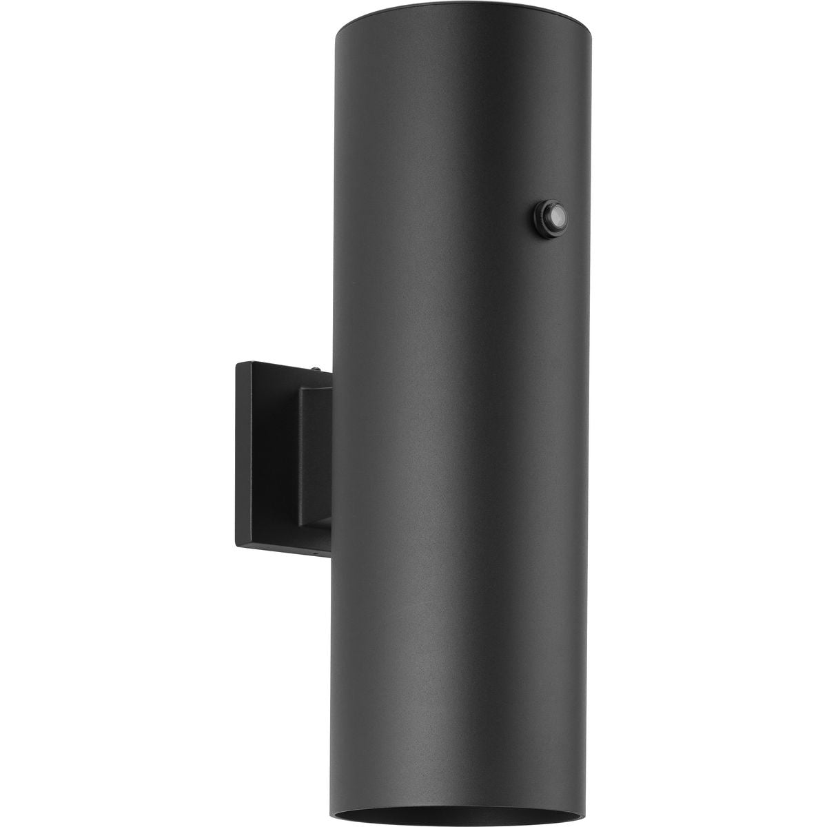 PROGRESS LIGHTING P550104-031-30 Black 6" Black LED Outdoor Aluminum Up/Down Wall Mount Cylinder with Photocell