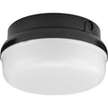 PROGRESS LIGHTING P550114-031-30 Black Hard Nox Collection Black 9" Round Flush Mount Light
